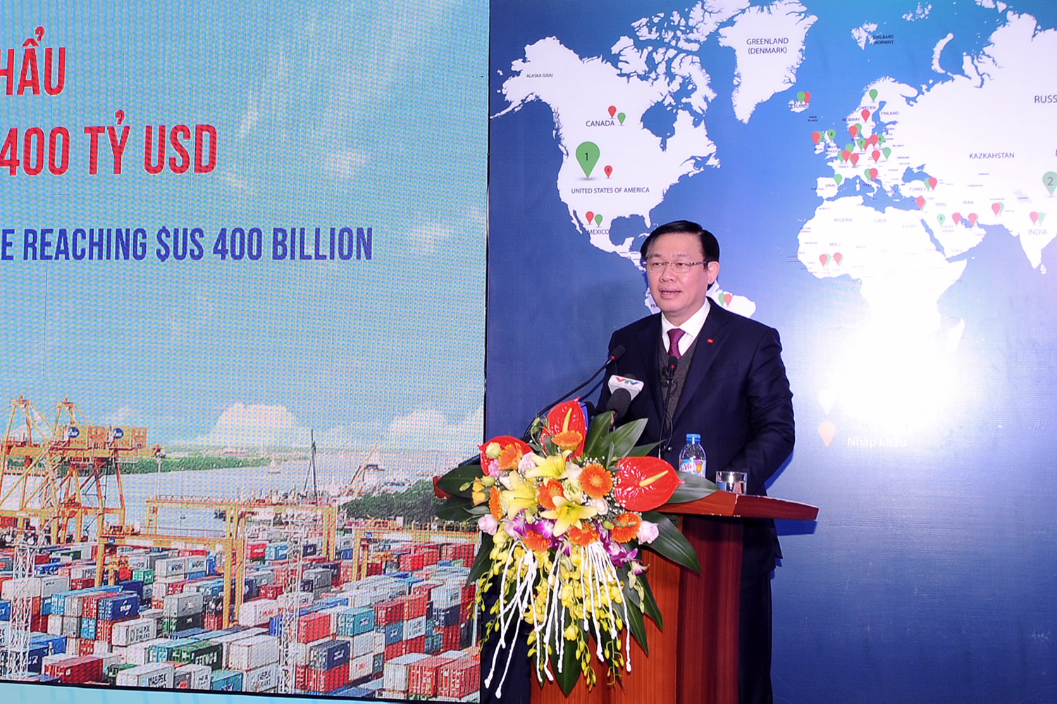 Xuất nhập khẩu hàng hóa của Việt Nam cán mốc 400 tỷ USD